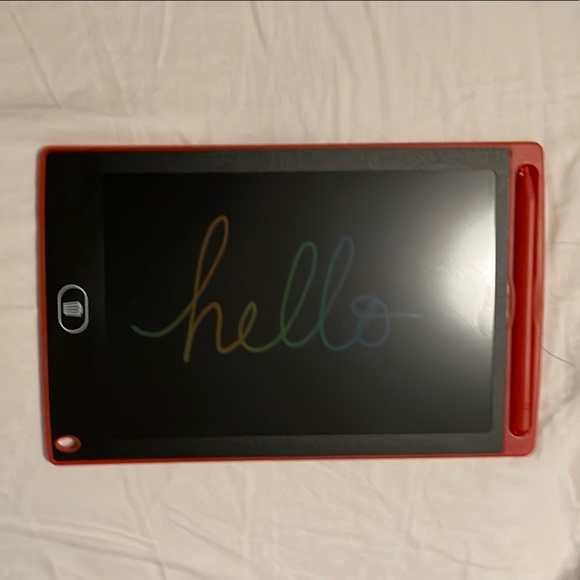 Red LCD Writing Tablet - Picture 1 of 1